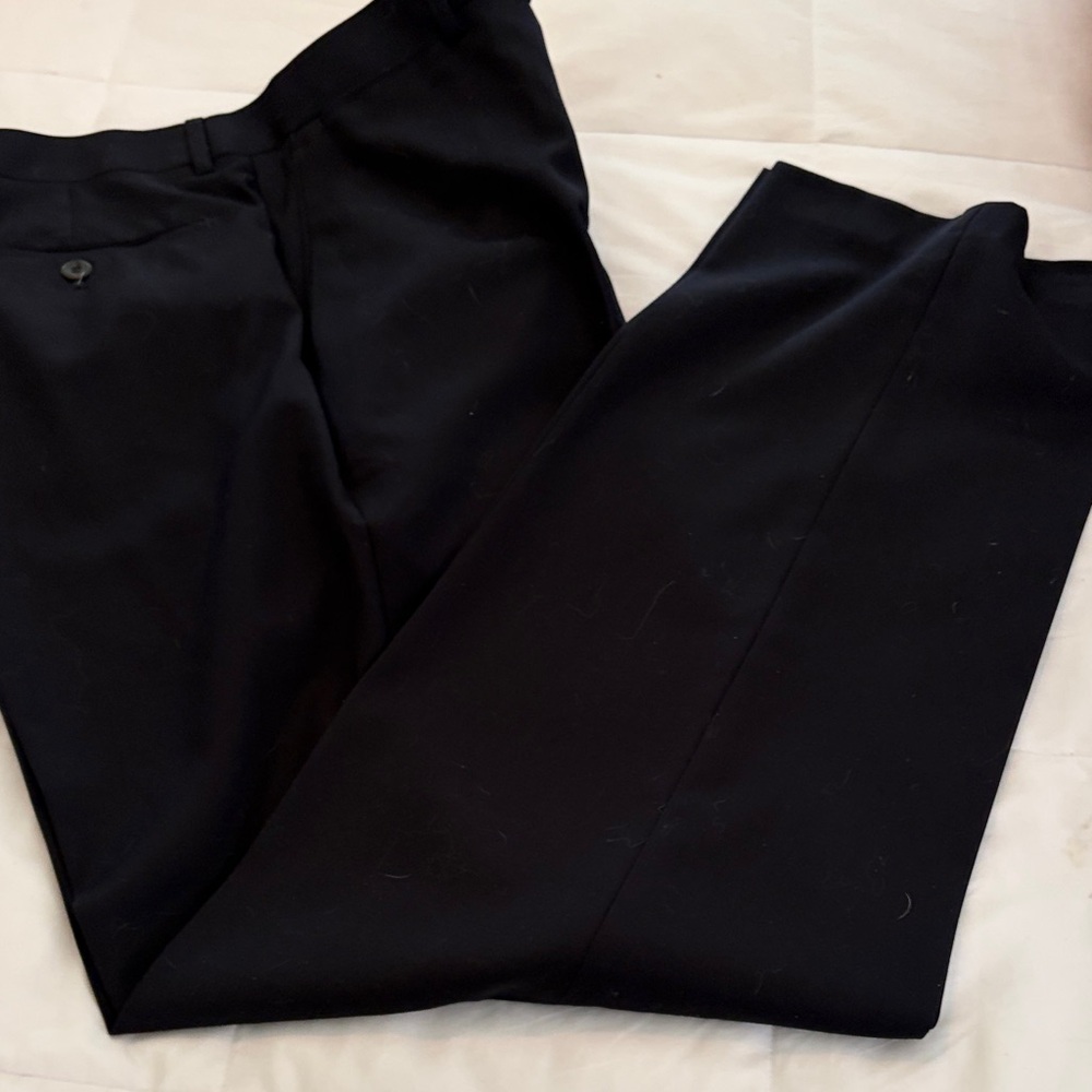 Men's Black Dress Pants - Classic Tailored Trousers